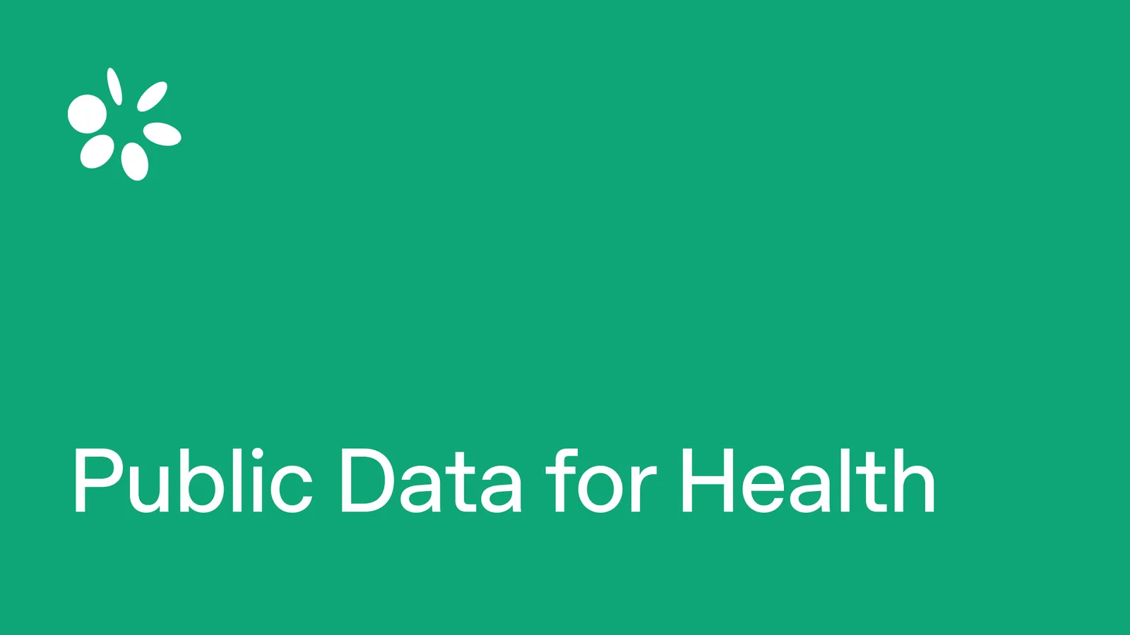 Public Data for Health program mark