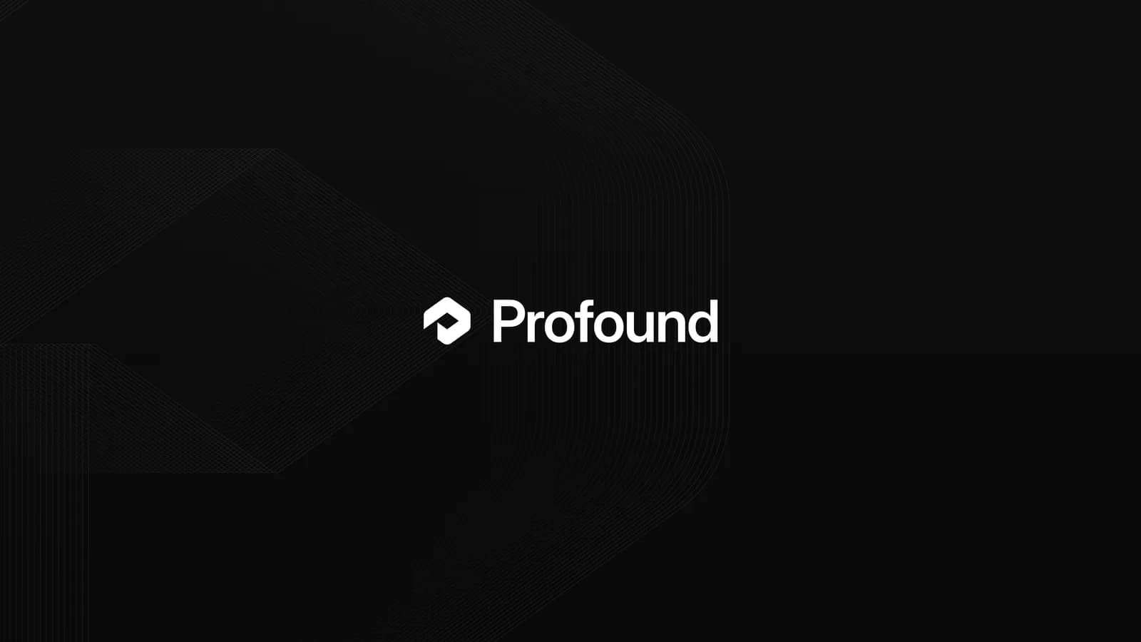Profound brand visual from the company newsroom for its Series B funding announcement