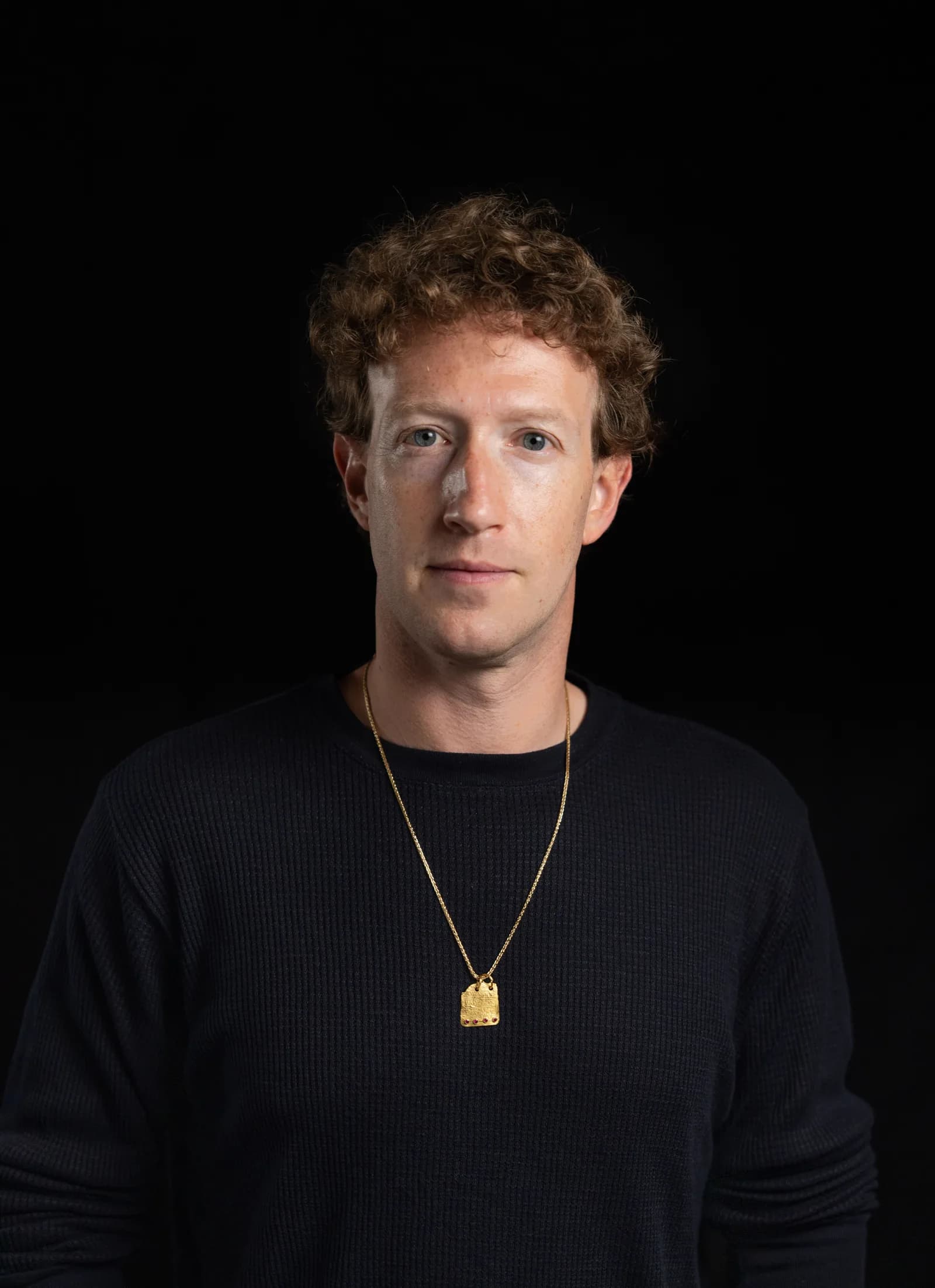 Portrait of Meta CEO Mark Zuckerberg, 2025