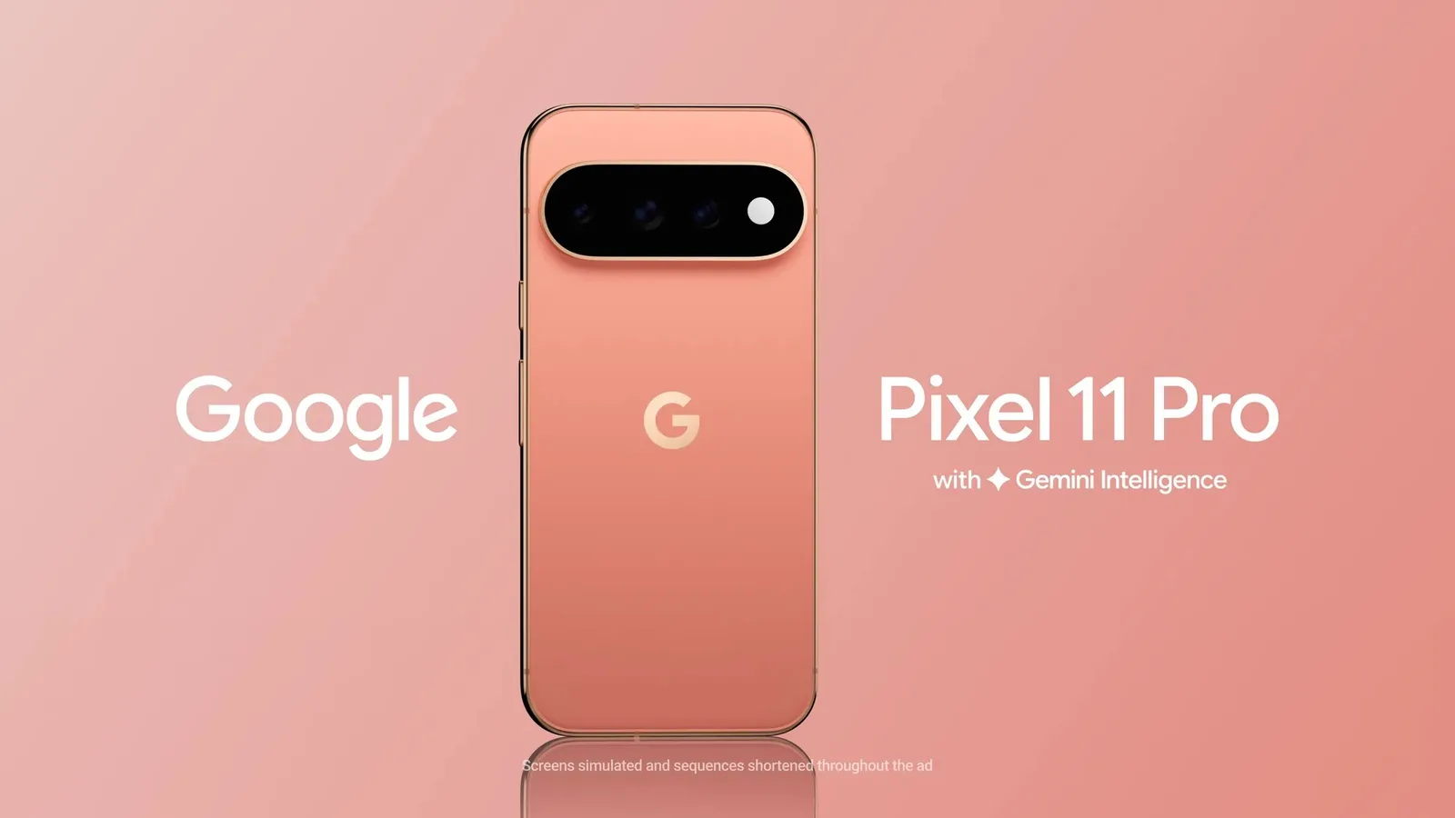 Official Google Pixel 11 Pro marketing still from Google Blog