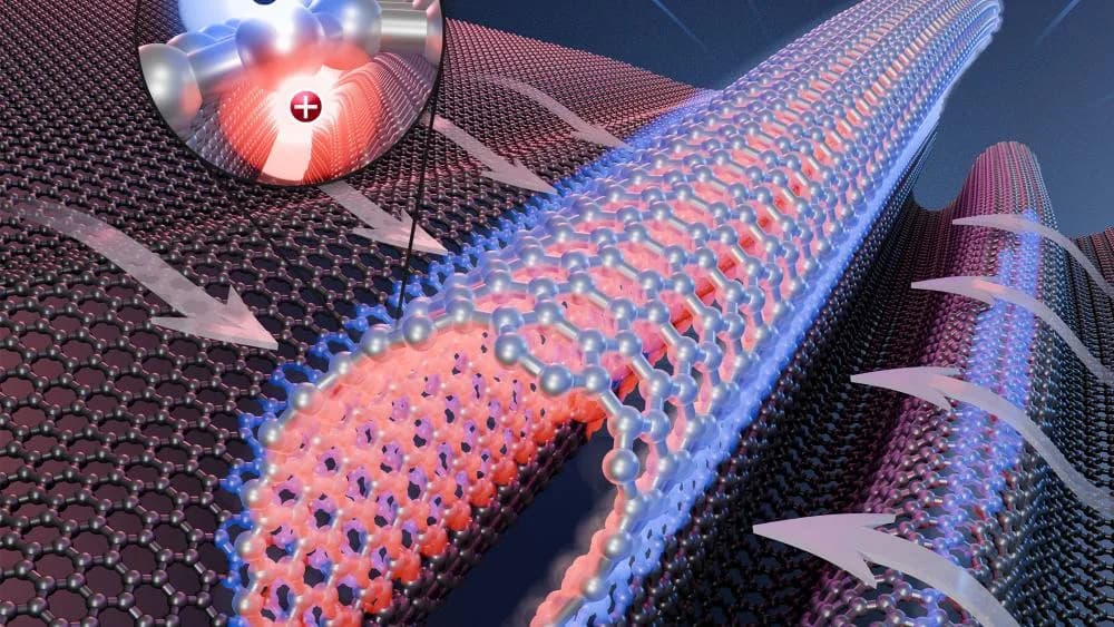 Official research graphic showing sharp wrinkles in graphene