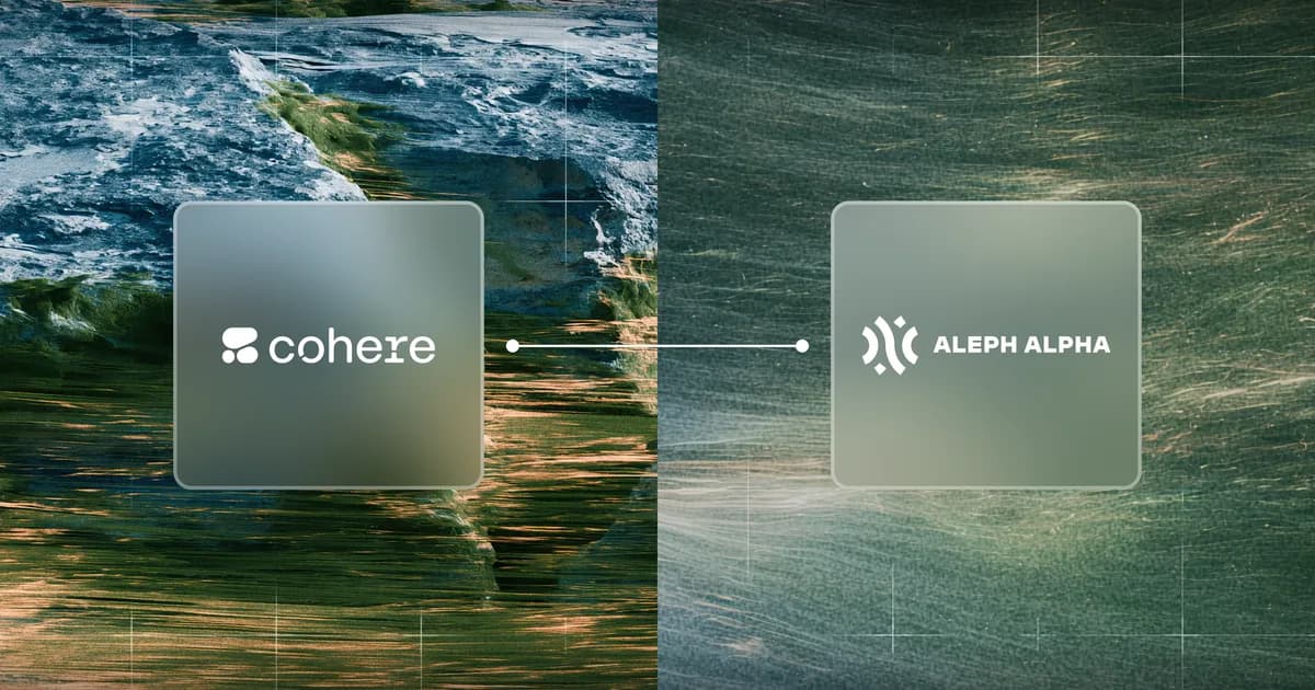 Official Cohere and Aleph Alpha agreement artwork