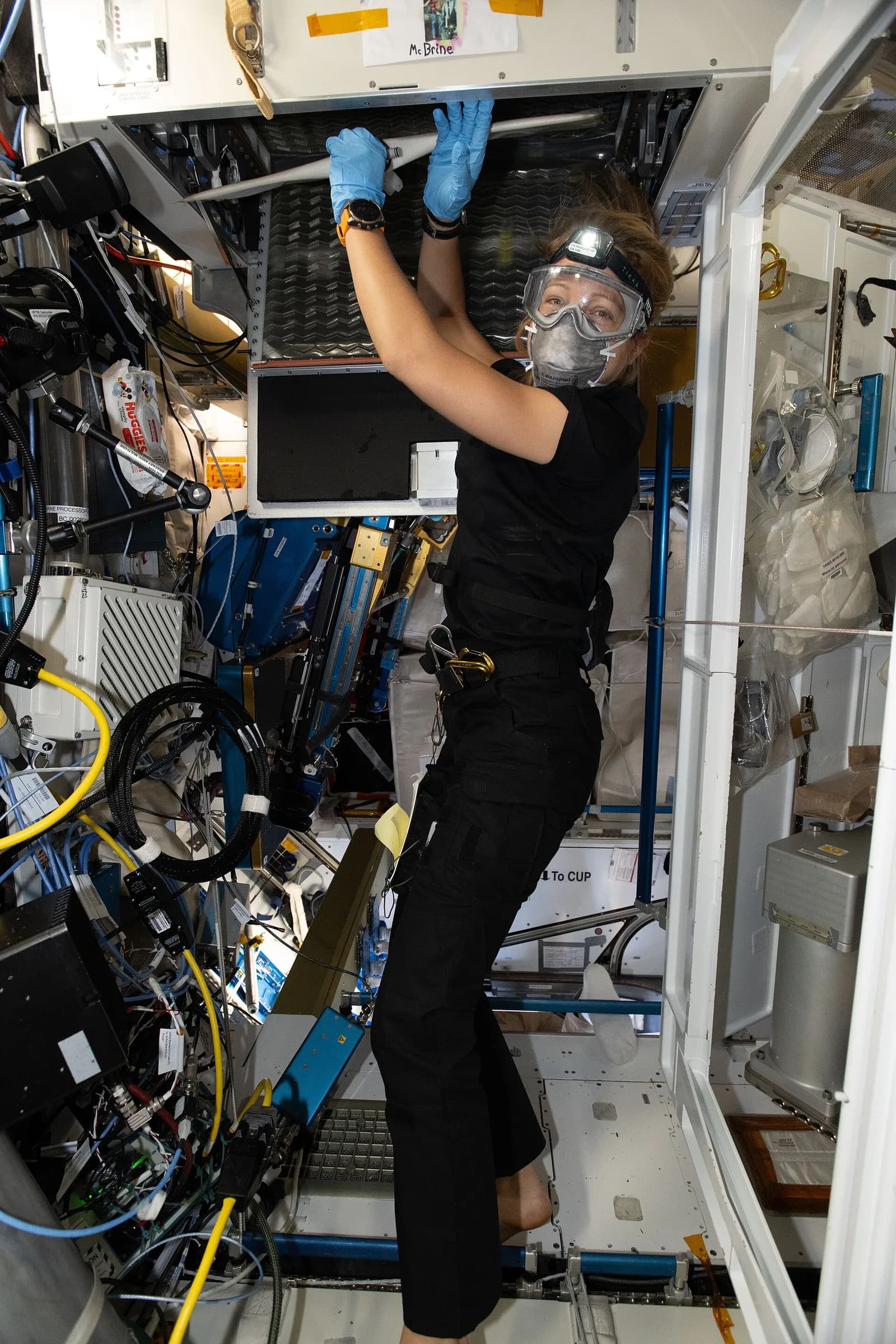 ESA astronaut Sophie Adenot working aboard the International Space Station