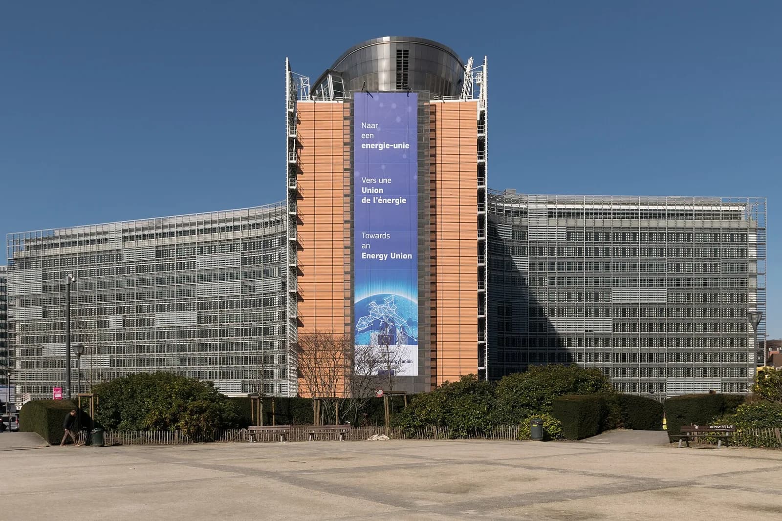 The Berlaymont building, headquarters of the European Commission in Brussels