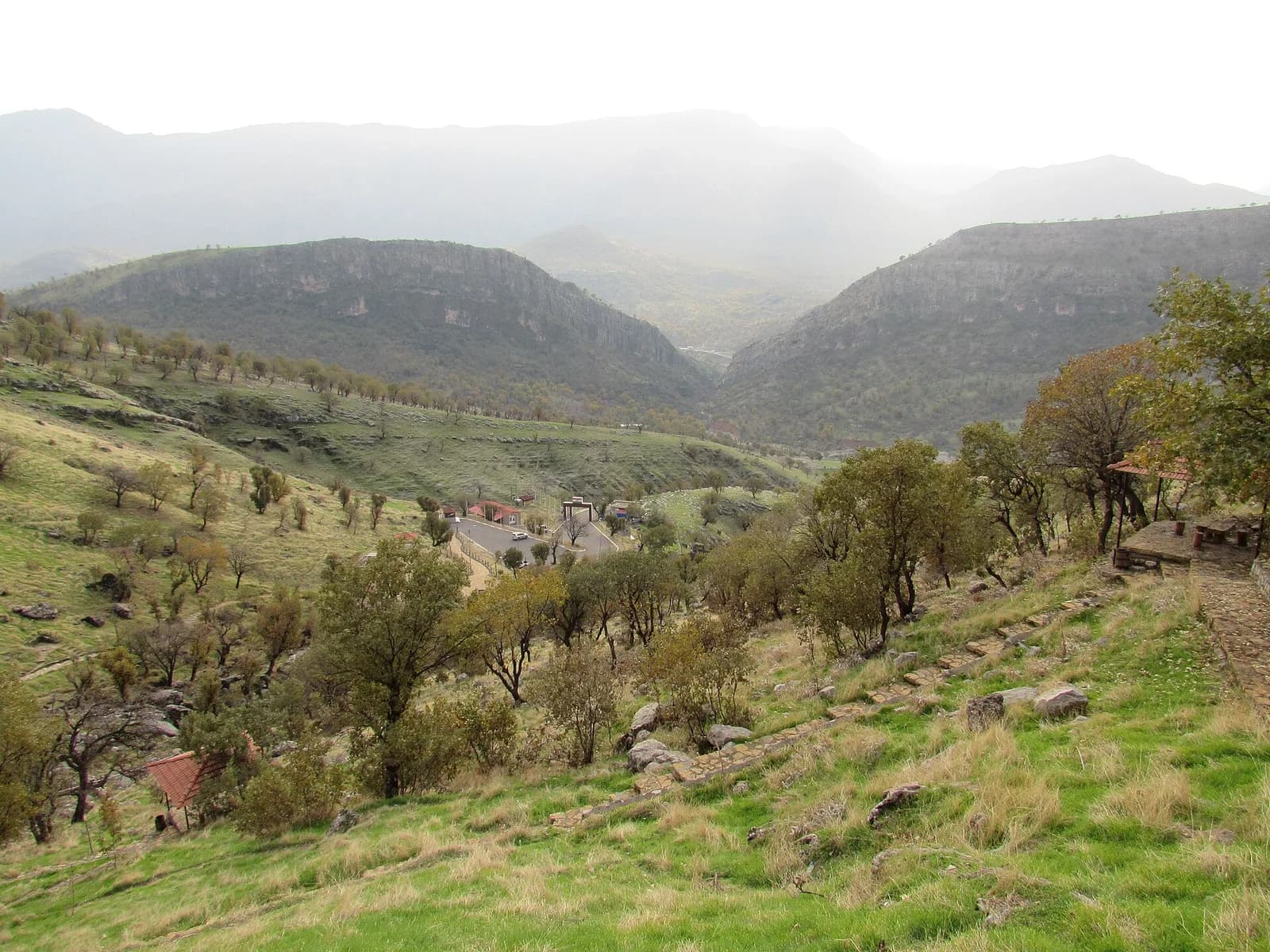 Shanidar Cave in the mountains of Iraqi Kurdistan