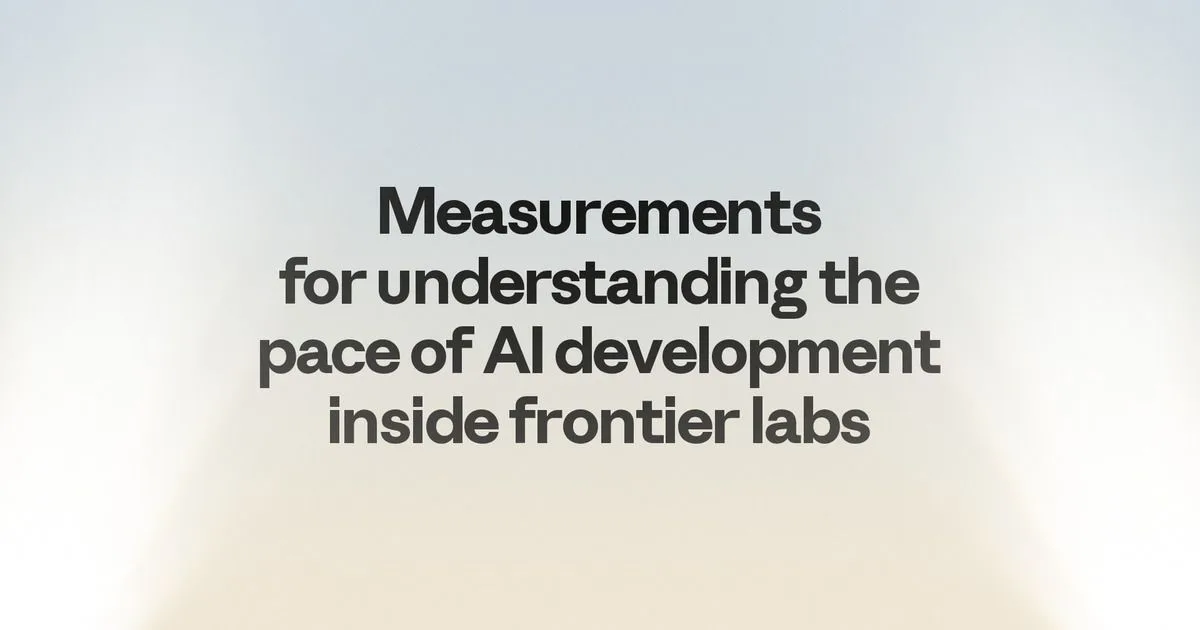 Anthropic graphic introducing measurements of AI-led research, agent oversight and compute allocation